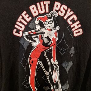 Harley Quinn " Cute But Psycho" Top